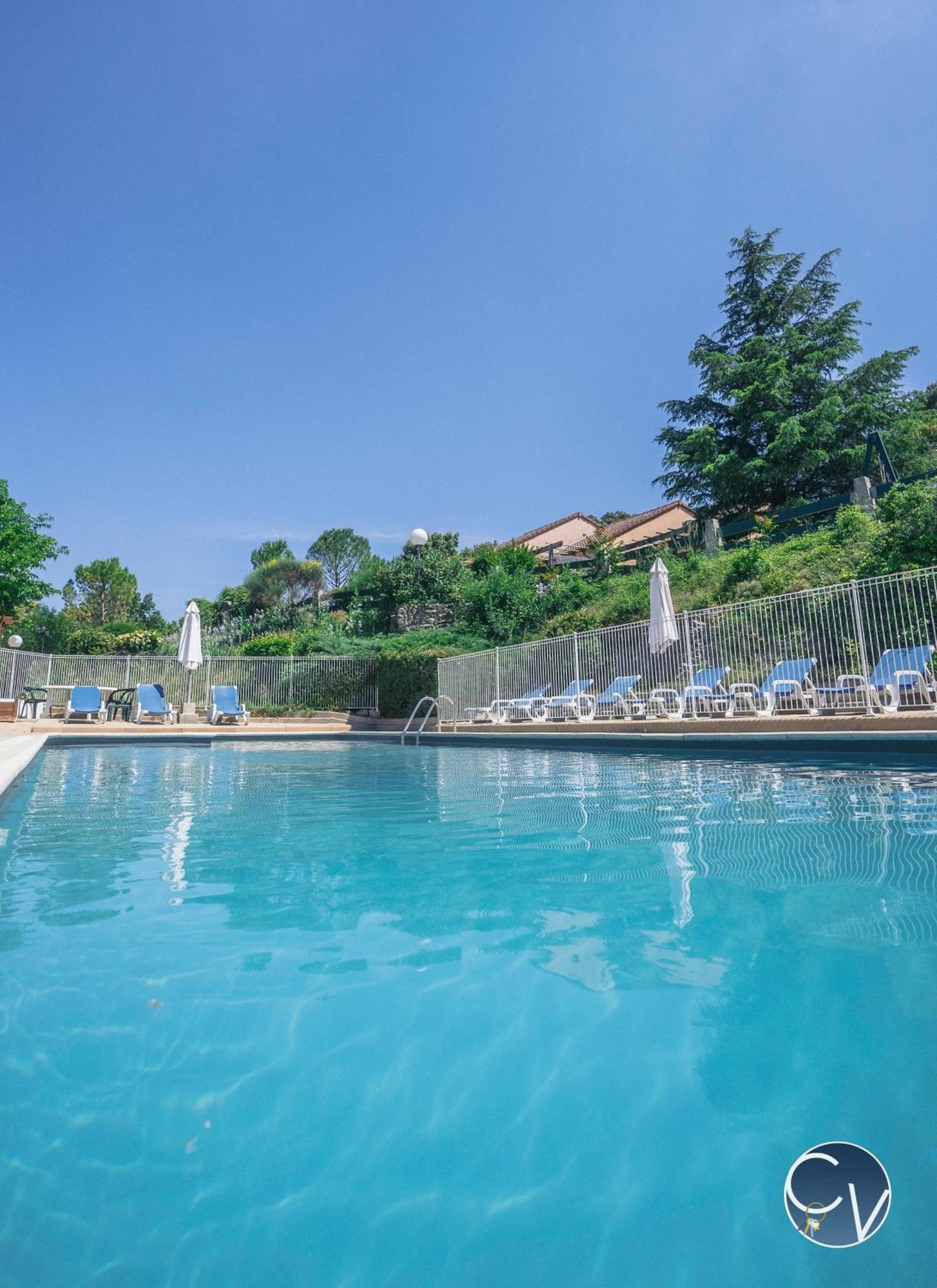 St-Germain - Les Terrasses De L'Ardeche - Piscine Apartamento Salavas Exterior foto